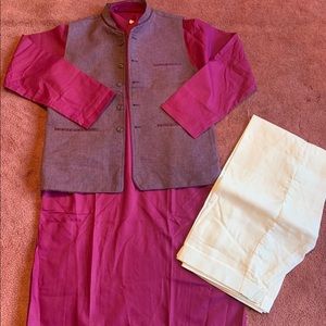 Boys Shalwar Kameez with Waistcoat Brand new